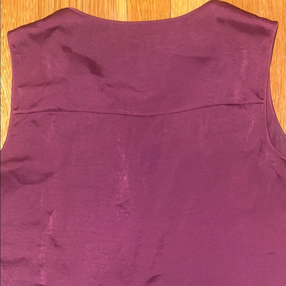 Purple BCBG MAXAZRIA Long in the back Shirt - Picture 4 of 5